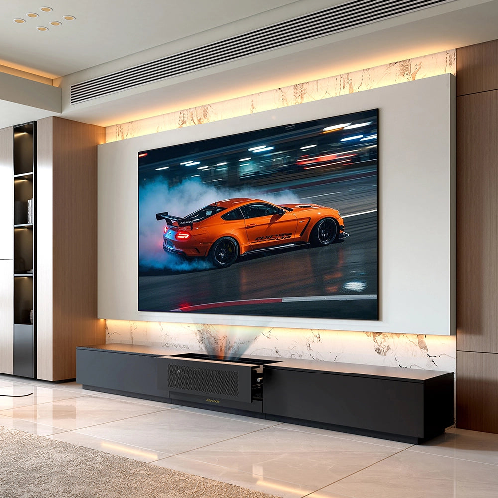 Julycode Electric UST Laser TV Cabinet — 88"–130"