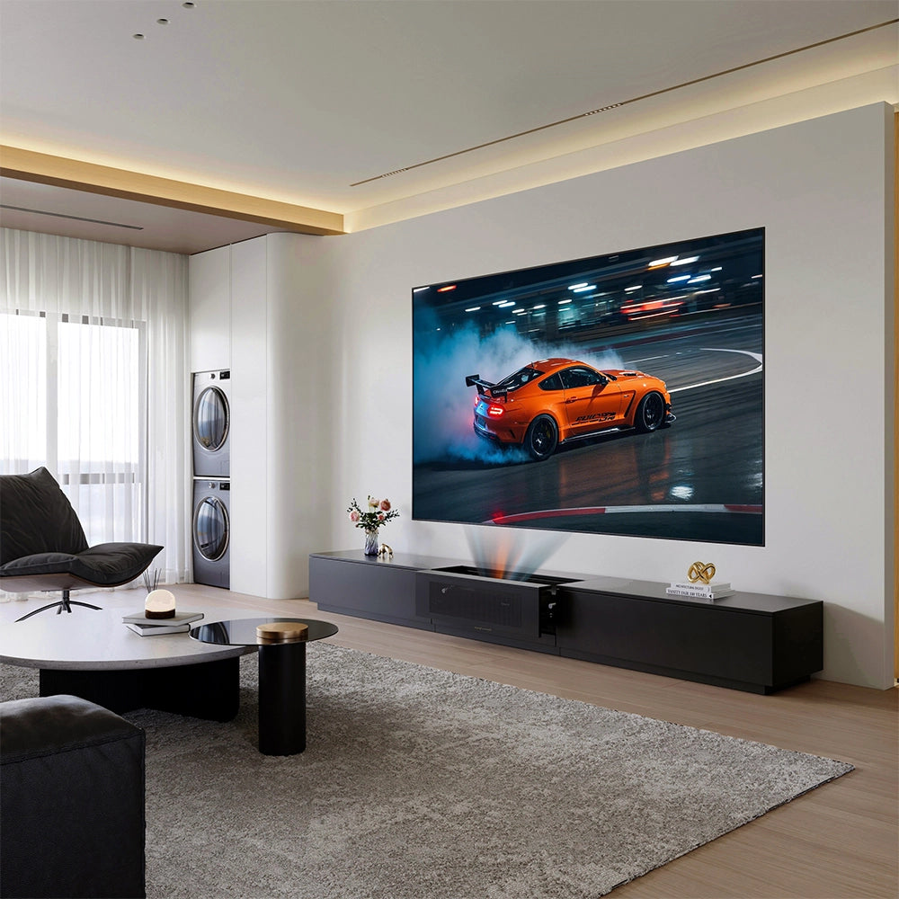 Julycode Electric UST Laser TV Cabinet — 88"–130"
