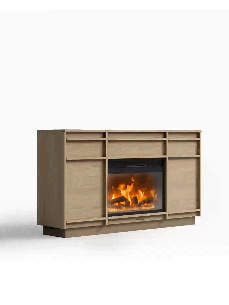 Julycode 55" Motorized TV Lift & Fireplace Cabinet